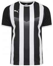 Polera Puma Jersey Striped Blanco Negro Original