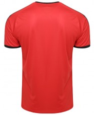 Polera Puma Jersey Striped Rojo Negro Original