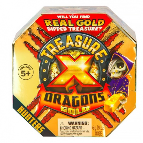 Juguete Treasure X S2 Cazador De Tesoro Pack Dragons Oro Real