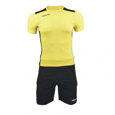 Kit Arquero Camiseta Mas Short Macron Amarillo