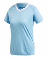 Polera Atletica Futbol Tiro 17 Mujer Adidas Original Celeste