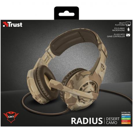 Audifono Gaming Trust Gxt 310d Desert