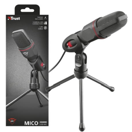 Microfono Trust Gxt212 Mico Usb