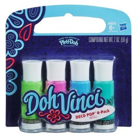 Pack 4 repuestos Doh Vinci Colores Calidos