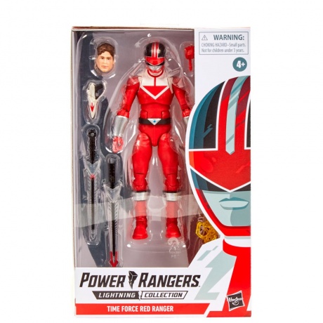 Figura Power Rangers Time Force Red Ranger Original Hasbro