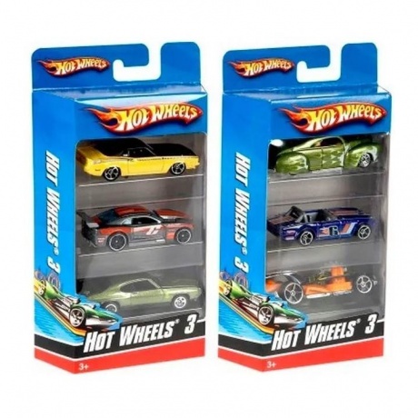 Juguete Auto Hot Wheels Pack 3 Und, Aleatorios